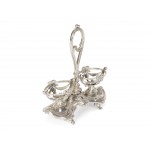 Attachment for salt and pepper, silver marked