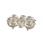 Attachment for salt and pepper, silver marked