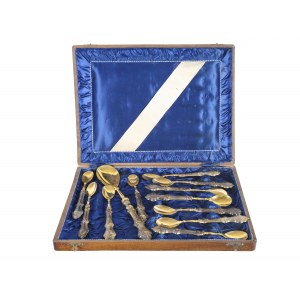 Dessert set, 11 spoons
