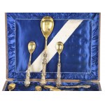 Dessert set, 11 spoons