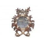 Pair of round mirrors, mid 18th century