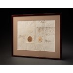 List książęcy Jana II Kazimierza Wazy (1609-1672) z odręcznym podpisem i pieczęcią księcia