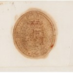 List książęcy Jana II Kazimierza Wazy (1609-1672) z odręcznym podpisem i pieczęcią księcia
