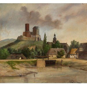 Adam Setkowicz (1875 - 1945), Zamek w Będzinie