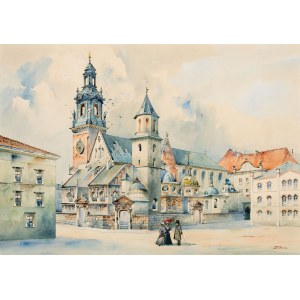 Stanislaw Tondos (1854 - 1917), Una passeggiata sulla collina del Wawel.
