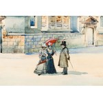 Stanislaw Tondos (1854 - 1917), Una passeggiata sulla collina del Wawel.