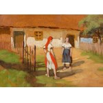 Jadwiga Tetmajer-Naimska (1891 - 1973), Przed chatą w Bronowicach
