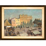 Abraham Neumann (1873 - 1942), Rynek w Kazimierzu nad Wisłą