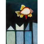 Andrzej Wróblewski (1927 Wilno - 1957 Tatry), Zatopione miasto II, 1948