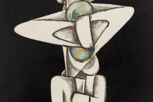 Pinchas Burstein \ Maryan (1927 Nowy Sącz - 1977 Nowy Jork), Bez tytułu, 1956