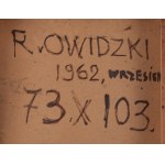 Roman Owidzki (1912 Ostrowy - 2009 Warszawa), Kompozycja czerwona nr 1, 1962