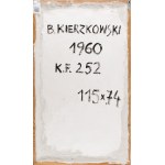 Bronisław Kierzkowski (1924 Łódź - 1993 Warszawa), Kompozycja fakturowa nr 252, 1960