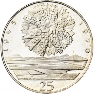 25 koron 1970, Czechosłowacja, PROOF