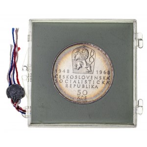 50 koron 1968, Czechosłowacja, PROOF