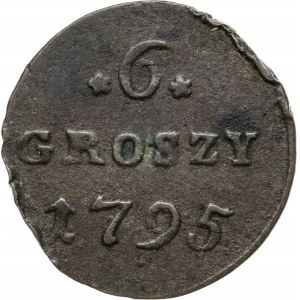 6 groszy, 1795, Stanisław August Poniatowski, 1764-1795, Warszawa
