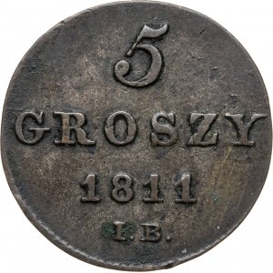 5 groszy 1811, IB, Księstwo Warszawskie