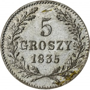 5 gr 1835, Wolne Miasto Kraków