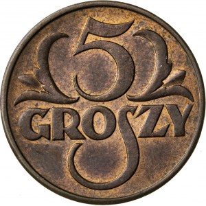 5 gr 1937, II RP, RB-mennicze