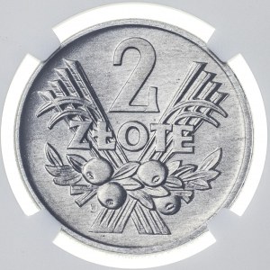 2 zł 1959, PRL, MS67, 2 nota NGC (tylko 2 monety wyżej)