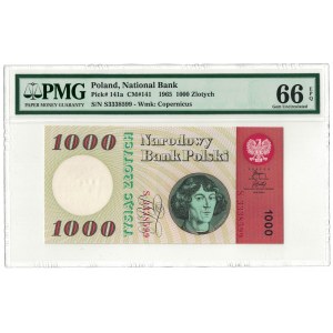 1 000 zł 1965, PRL, Kopernik, seria S, EFQ 66