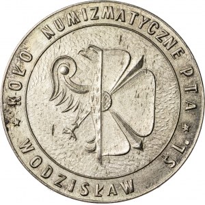 medal Międzynarodowa wystawa monet i medali, Wodzisław, 1970, srebro, RRR