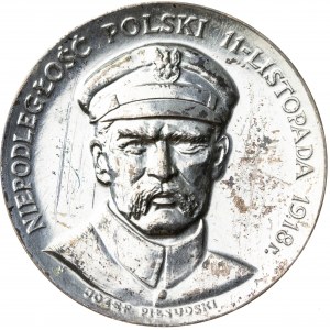medal Józef Piłsudski, srebro, R, nakład 20 sztuk