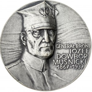 medal generał broni Józef Dowbór Muśnicki, srebro, R, nakład 15 sztuk