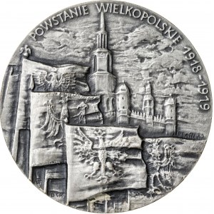 medal generał broni Józef Dowbór Muśnicki, srebro, R, nakład 15 sztuk