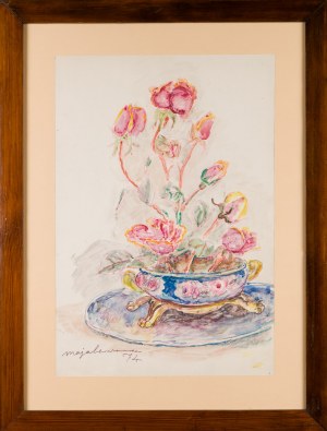 Maja BEREZOWSKA (1893 - 1978), Kompozycja z kwiatami, 1974