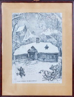 Bronisław KOPCZYŃSKI (1882 - 1964), Dworek na Rybakach, 1916