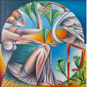 Thomas LANGE (b. 1957), Woman chillout, 2024