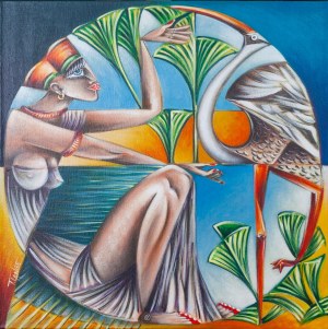 Thomas LANGE (ur. 1957), Woman chillout, 2024