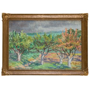 Hanna MICHALSKA (1903 - 1975), In the Orchard, 1953