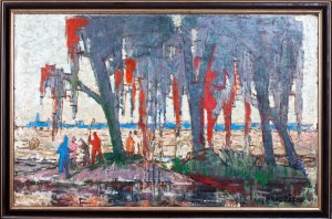 Józef MRÓZ (1914 - 1990), Pejzaż z Radomska, 1969