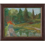 Zdzisław PĄGOWSKI (1909 - 1976), Motyw z Żelazowej Woli, 1973