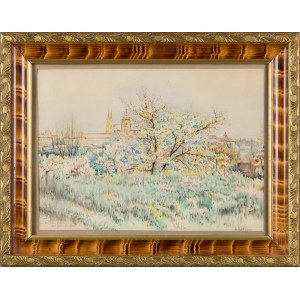 Marian TRZEBIŃSKI (1871 - 1942), Kinsky Garden in Prague, 1925