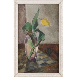 A. WIECZOREK (XX w.), Żółty tulipan