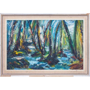 Pittore INDIPENDENTE (XX secolo), Foresta, 1974