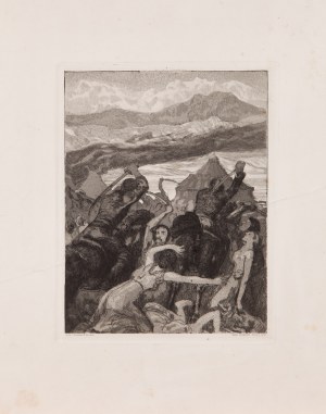 Max KLINGER (1857-1920), Scena historyczna