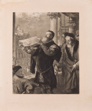 Ignacy ŁOPIEŃSKI (1865-1941), Wyrok na Matejkę, 1901