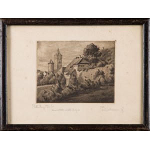 Paul SOLLMANN (1886 - 1950), Motif from Rottenburg