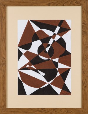 Jacek WRÓBLEWSKI (ur. 1945), Kompozycja z gitarą, 1995