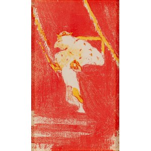 Stanislaw SZRENIAWA-RZECKI RZECZNIK (1888 - 1972), Michal Przybyłowicz as the king in the play Cinderella, from the Melpomene portfolio, 1904