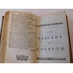 1750 [MAKBET] SHAKESPEARE WILLIAM, The Works (...).