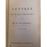 1785-1799. [DZIEŁA WSZYSTKIE WOLTERA 93 TOMY] VOLTAIRE, Arouet François-Marie, Oeuvres complètes de Voltaire. (…). DU VERNET Théofile, Vie de Voltaire, suivie d'anecdotes qui composent sa vie privée. (...).