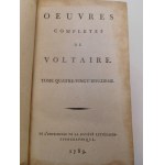 1785-1799. [DZIEŁA WSZYSTKIE WOLTERA 93 TOMY] VOLTAIRE, Arouet François-Marie, Oeuvres complètes de Voltaire. (…). DU VERNET Théofile, Vie de Voltaire, suivie d'anecdotes qui composent sa vie privée. (...).