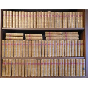 1785-1799. [DZIEŁA WSZYSTKIE WOLTERA 93 TOMY] VOLTAIRE, Arouet François-Marie, Oeuvres complètes de Voltaire. (…). DU VERNET Théofile, Vie de Voltaire, suivie d'anecdotes qui composent sa vie privée. (...).
