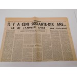 1962 [LOUIS XVI], TESTAMENT DE SA MAJESTE LE ROI LOUIS XVI. Suivi quelques unes de ses pensées et du récit de sa mort (...).