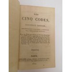 1820 [NAPOLÉON CODE], Les Cinq Code. Nouvelle édition (...).
