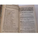1706. FORMULAIRES DE PRIERES A L'USAGE DES PENSIONNAIRES DES RELIGIEUSES URSULINES (...).